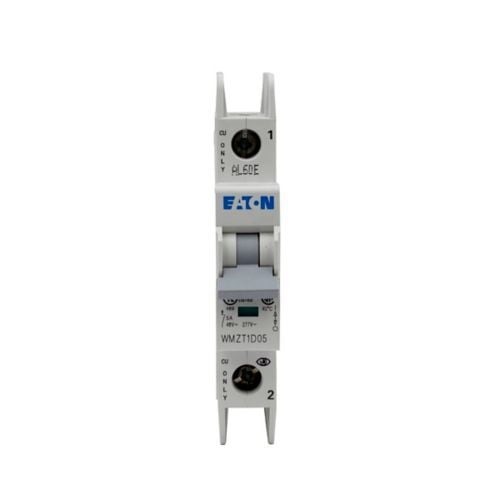 UL 489 WMZT DIN Rail Miniature Circuit Breaker, 10 kAIC at 480/277V, Single-pole, D Curve, 5A, Standard box terminals