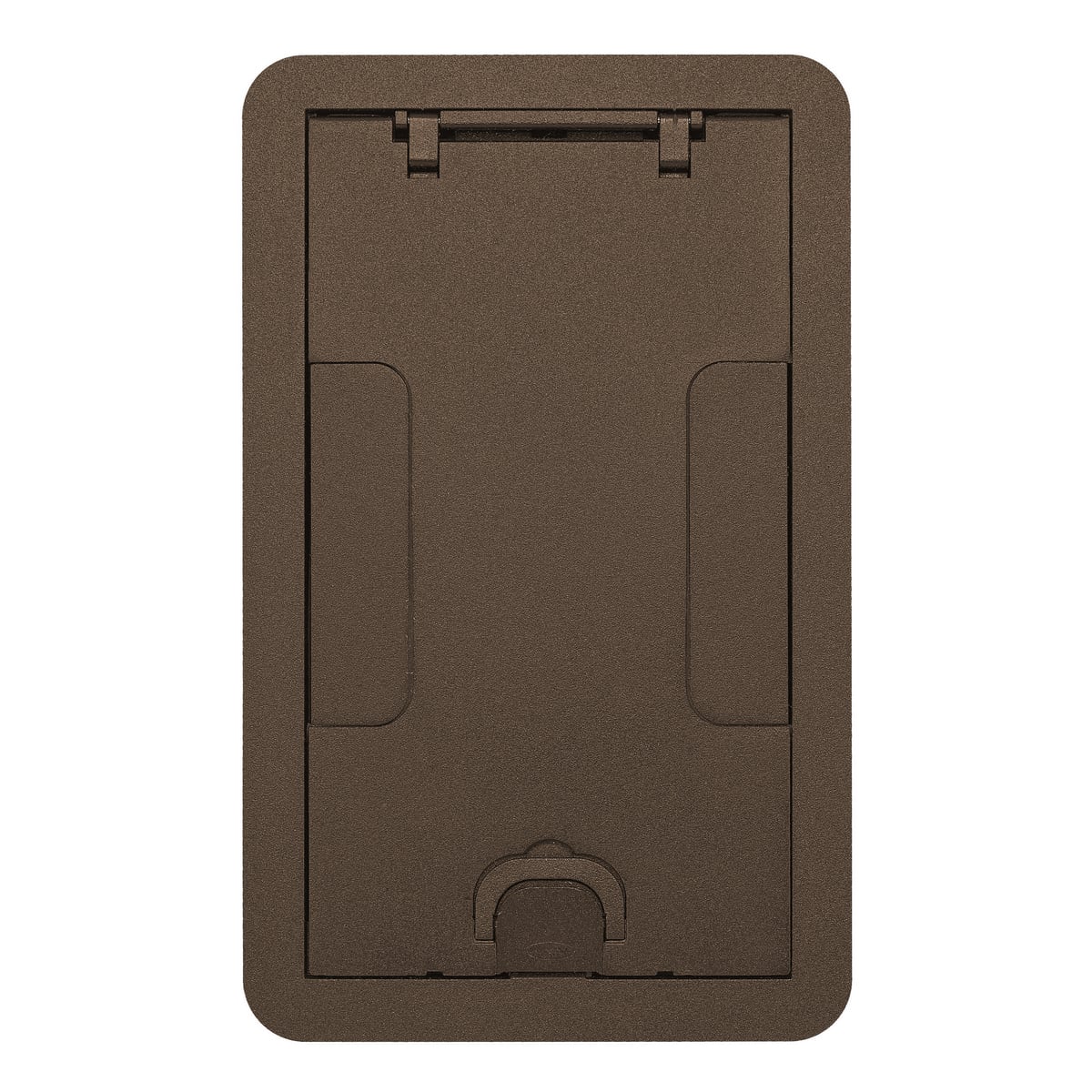 Concrete Floors, Recessed, CFB2G & CFB4G Rectangular Series, Surface Cover Assembly, Bronze Powder Paint Finish