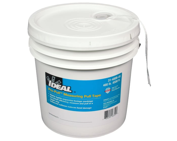 Pro-Pull Measuring Pull Tape,400lb,4500ft Bucket