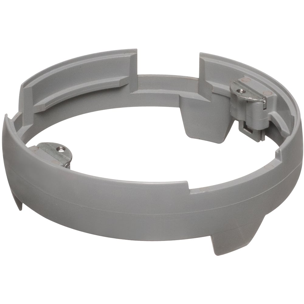 Leveling Ring for Arlington's 4-1/2" round concrete pour boxes. For use with Arlington's Pop Up style covers.