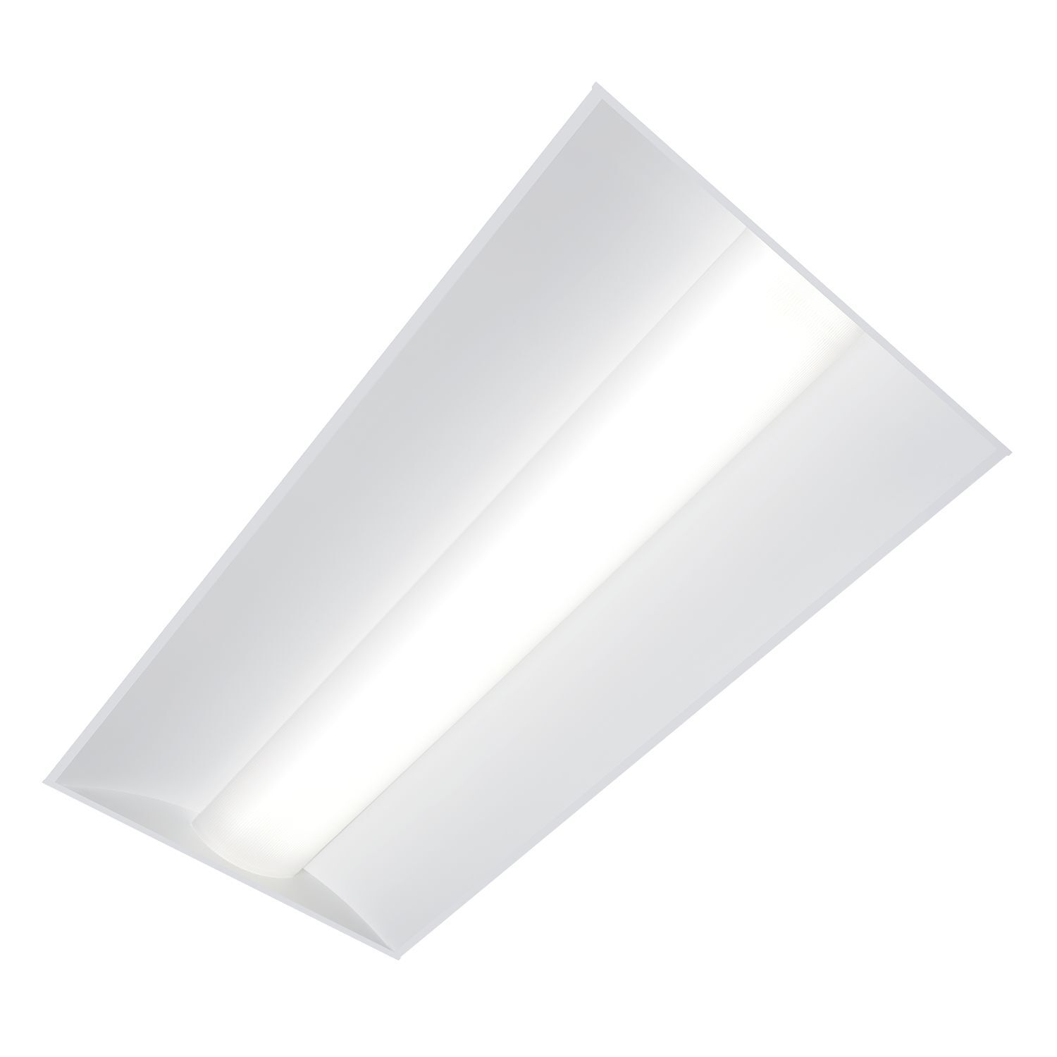 2x4 Cruze ST, Standard, 3000 Lumens, Stndard Efficacy, Ribbed Frosted Acrylic Lens, 120-277V, 80CRI, 3500K, 0-10V Driver (10%-100% Dimming), 1 Driver, No sensor, Unit Pack.