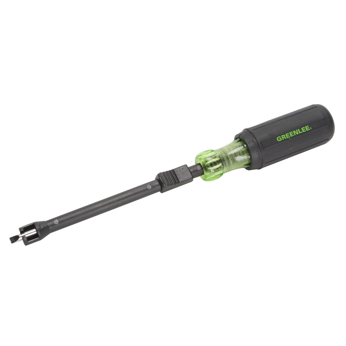 Screw-Holding Screwdriver 3/16" x 6".  The industry's finest screw-holding device, available for either slotted or Phillips screws.  Easily holds screw in place when installing in hard-to-reach locations.  Precision tip for accurate fastener fit.  Heavy-duty construction for longer life.  Soft, cushioned grip for extra comfort and torque.  Handle marked for easy identification of screwdriver size and type.  Lifetime limited warranty.  Note: This is not an insulated tool.