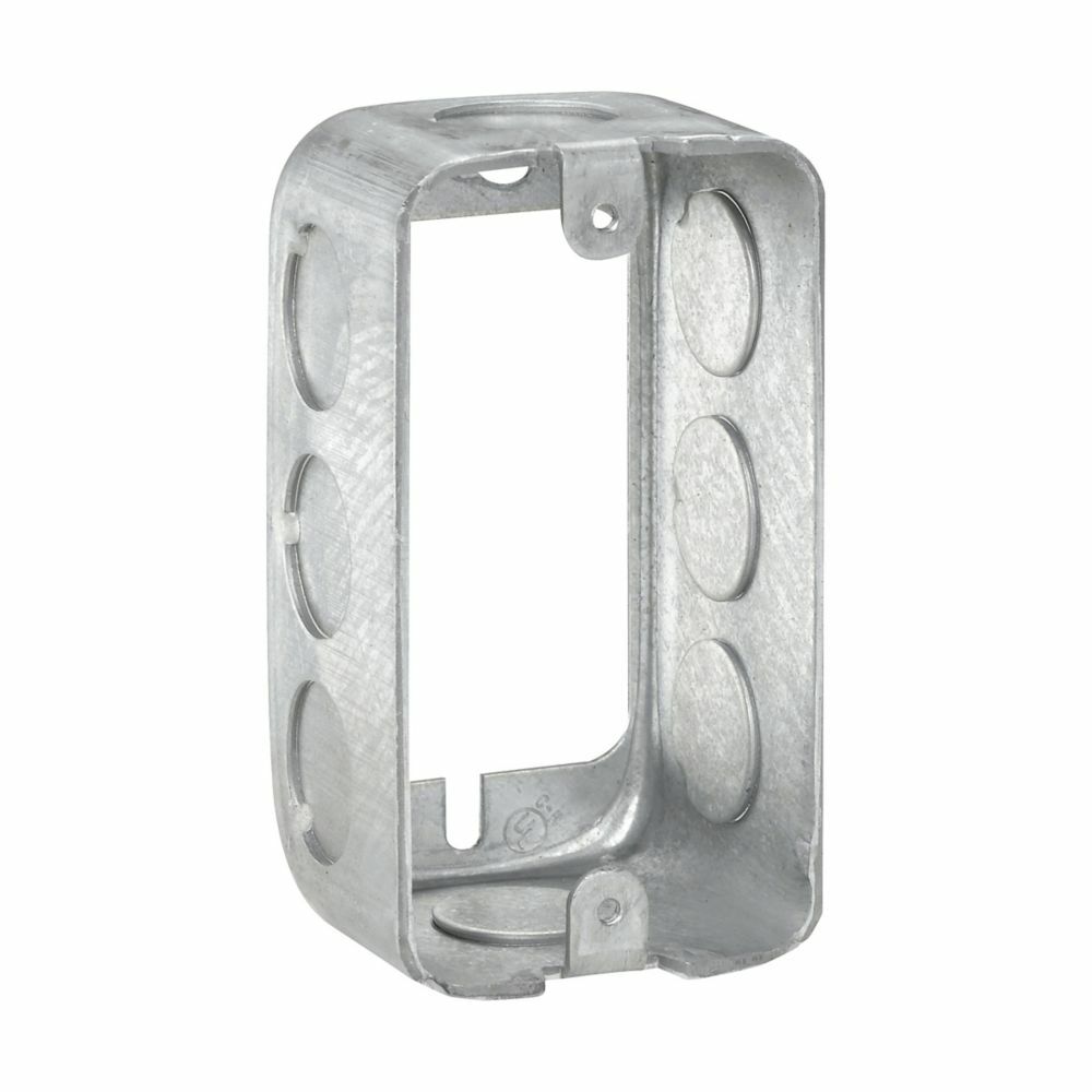 Eaton Crouse-Hinds series Utility Extension Ring, 1-7/8", Steel, (8) 1/2", 13.0 cubic inch capacity