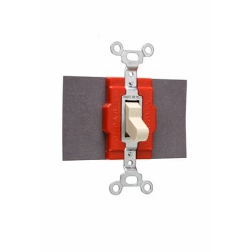 Single Pole, Double Throw Switch, 20 amps, 120/277 volts, Brown.