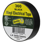 Electrical Tape, Polyvinyl Chloride material, Black, 3/4 IN x 60 FT x 7 MIL Size, 60 ft. length, 3/4 in. width, 30 N/CM tensile strength, 7 mil. thickness, Steel-1.5, Backing-0.15 N/CM adhesion strength, 600 V maximum voltage