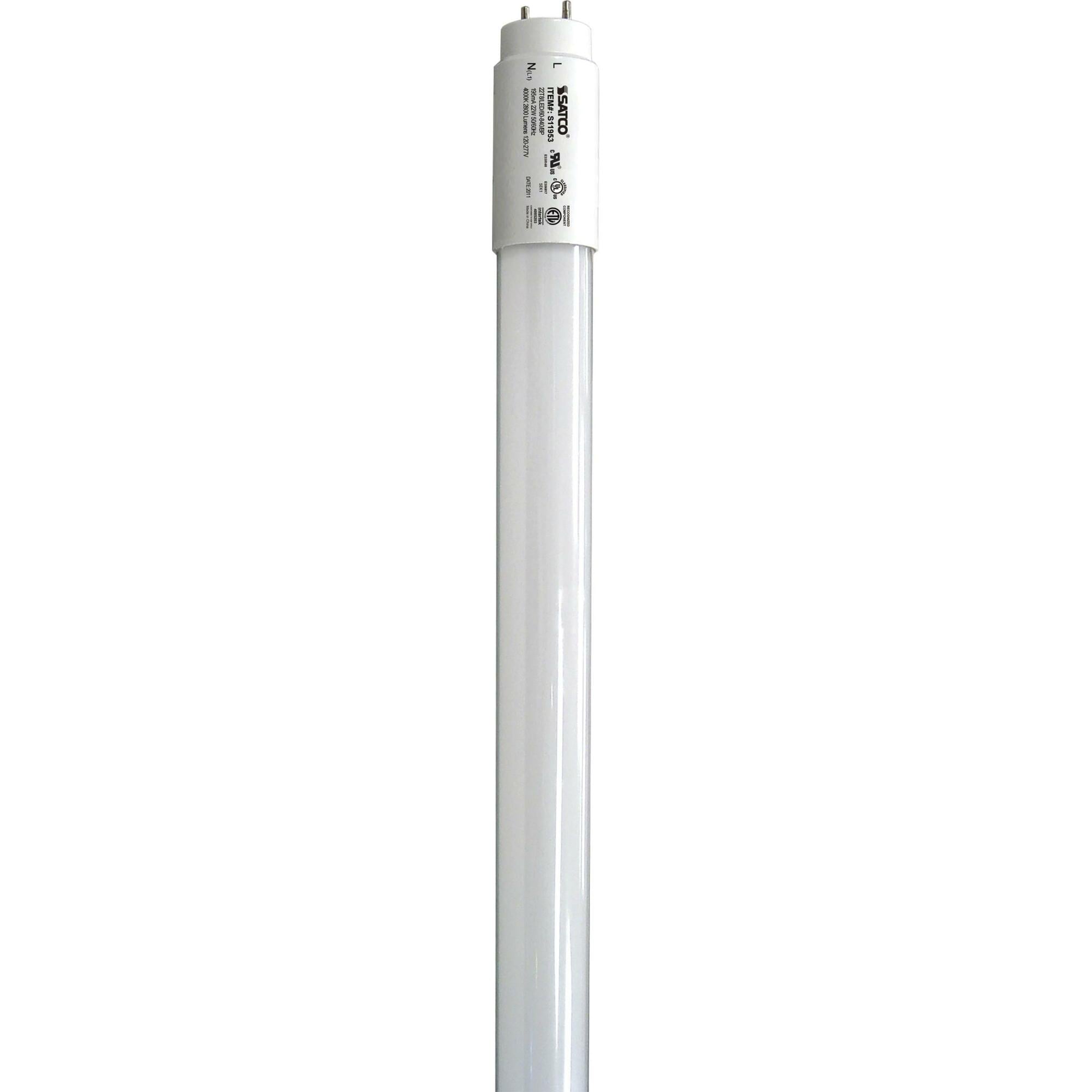 5 Foot - 22 Watt - Linear LED T8 -  Type B Ballast Bypass - G13 Bi-Pin Base - 80 CRI - 4000K
