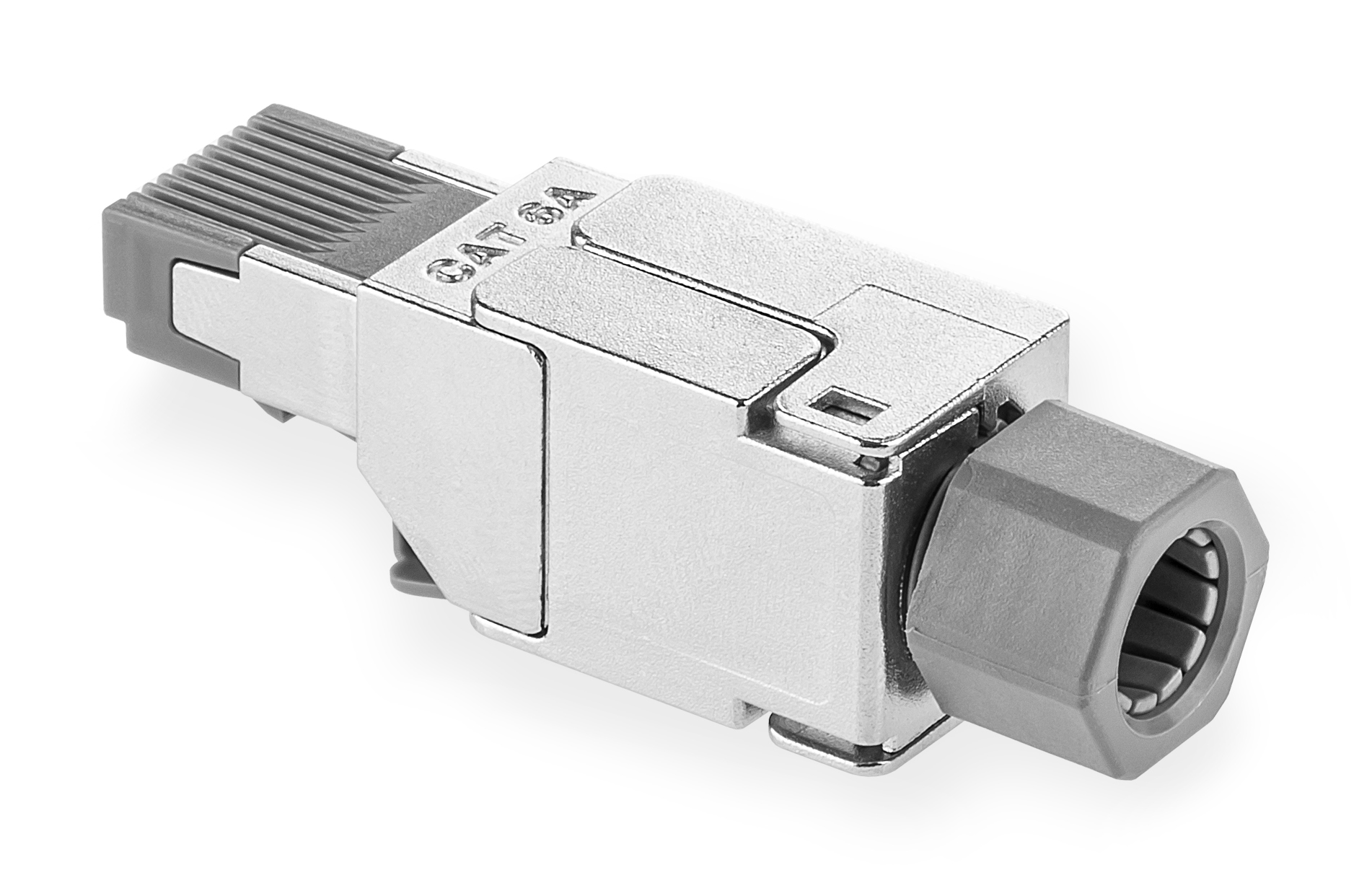 Category 6A Screened Modular 8P8C Field-Installable Plug