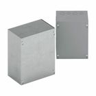 Type 1 junction boxes, 24" height, 6" length, 12" width, NEMA 1, Screw cover, SC NK enclosure, Surface mounted, Medium single door, No knockout, Thru holes, Carbon steel