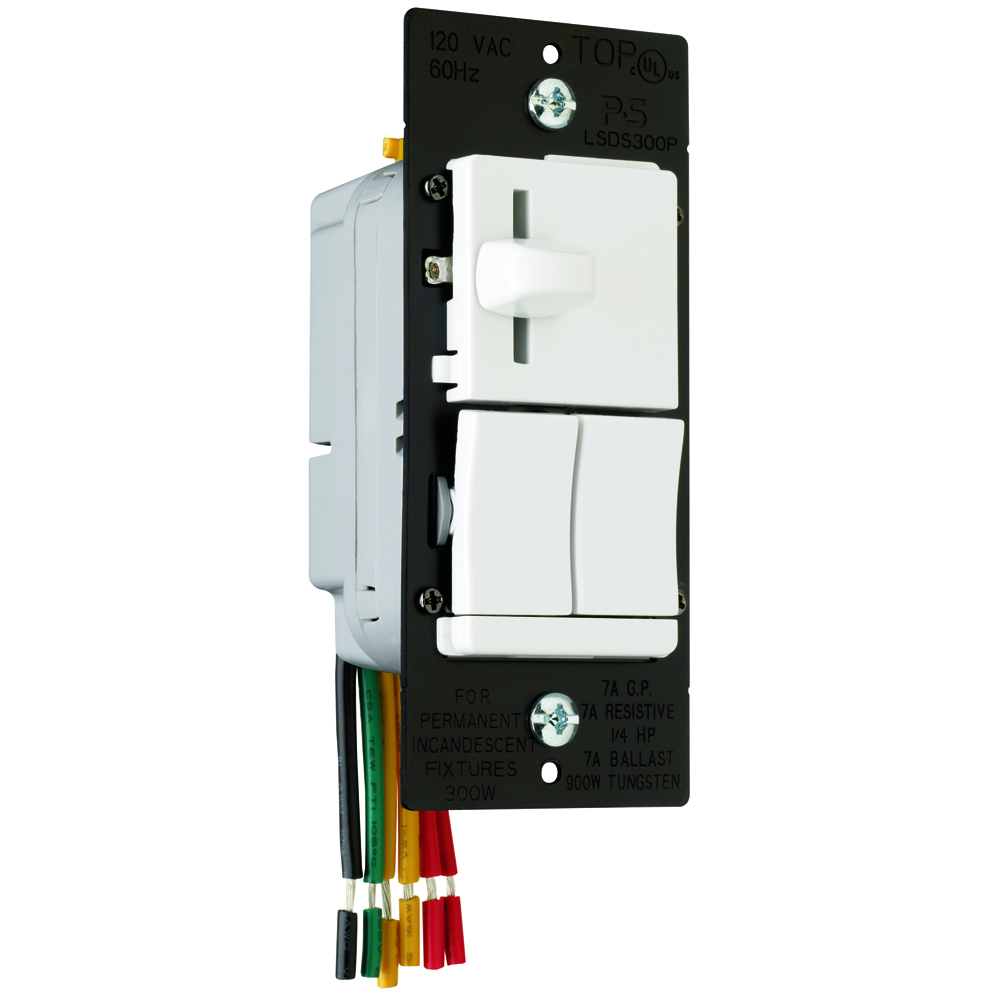 Preset Dimmer, Switch 300watts, White