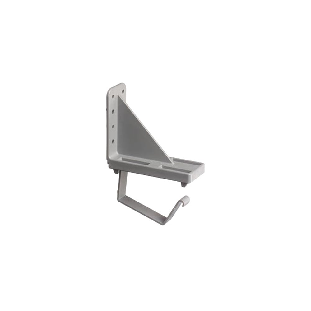 Wall mount bracket for Arlington's T205. Attaches directly to wall. Bracket has hinged opening for easily installing or removing cable.