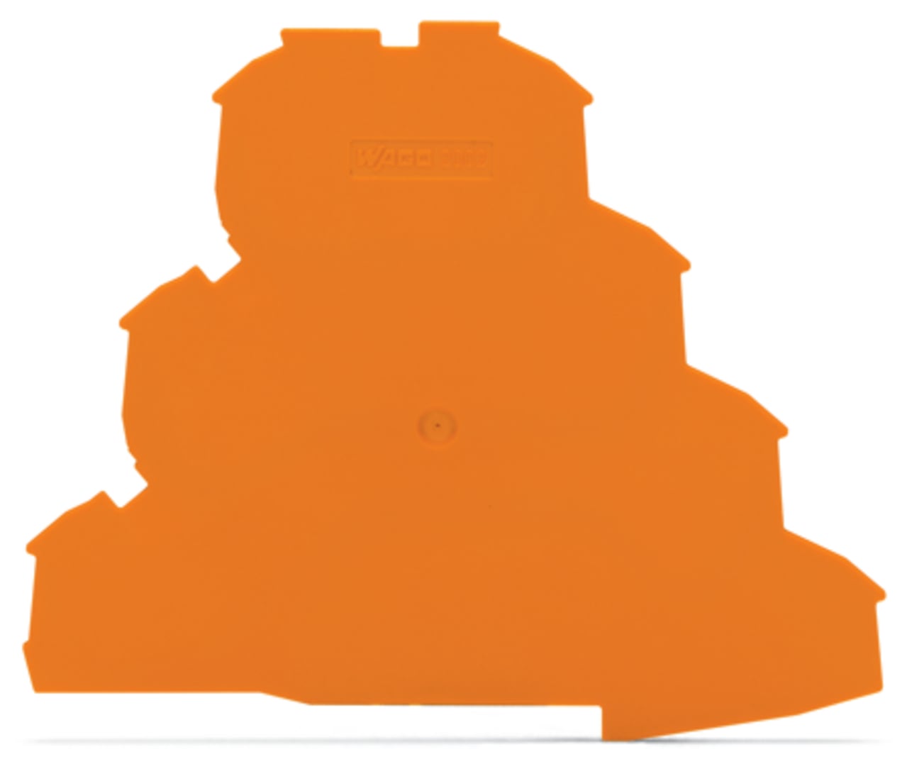 End and intermediate plate; 1 mm thick; orange