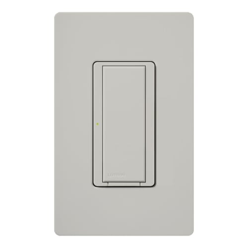 RadioRA 2 Switch, Multi-location/single-pole, neutral required, 120V/8A light or 1/4 HP motor/5.8A motor in palladium