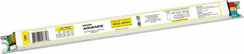 Signify Lighting, Ballast, Mark 10 POWERLINE, eFluo Dim, Min Start Temp 50C, Average Life  43800HRS, Volts 120V, Dimmable, Number of Lamps 2, Ballasts Factor 1PCT, Input Frequency 50/60HZ, Programmed Start Yes, , Certifications are UL, ISO, FCC