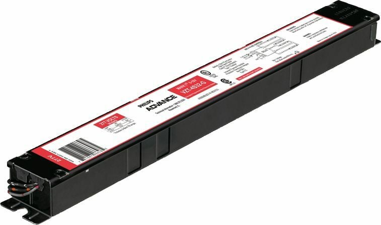 Signify Lighting, Ballast, Mark 7, eFluo Dim, Min Start Temp 50C, Average Life  43800HRS, Volts 120-277V, Dimmable, Ballasts Factor 1PCT, Input Frequency 50/60HZ, Programmed Start Yes,  Certifications are UL, ISO, FCC