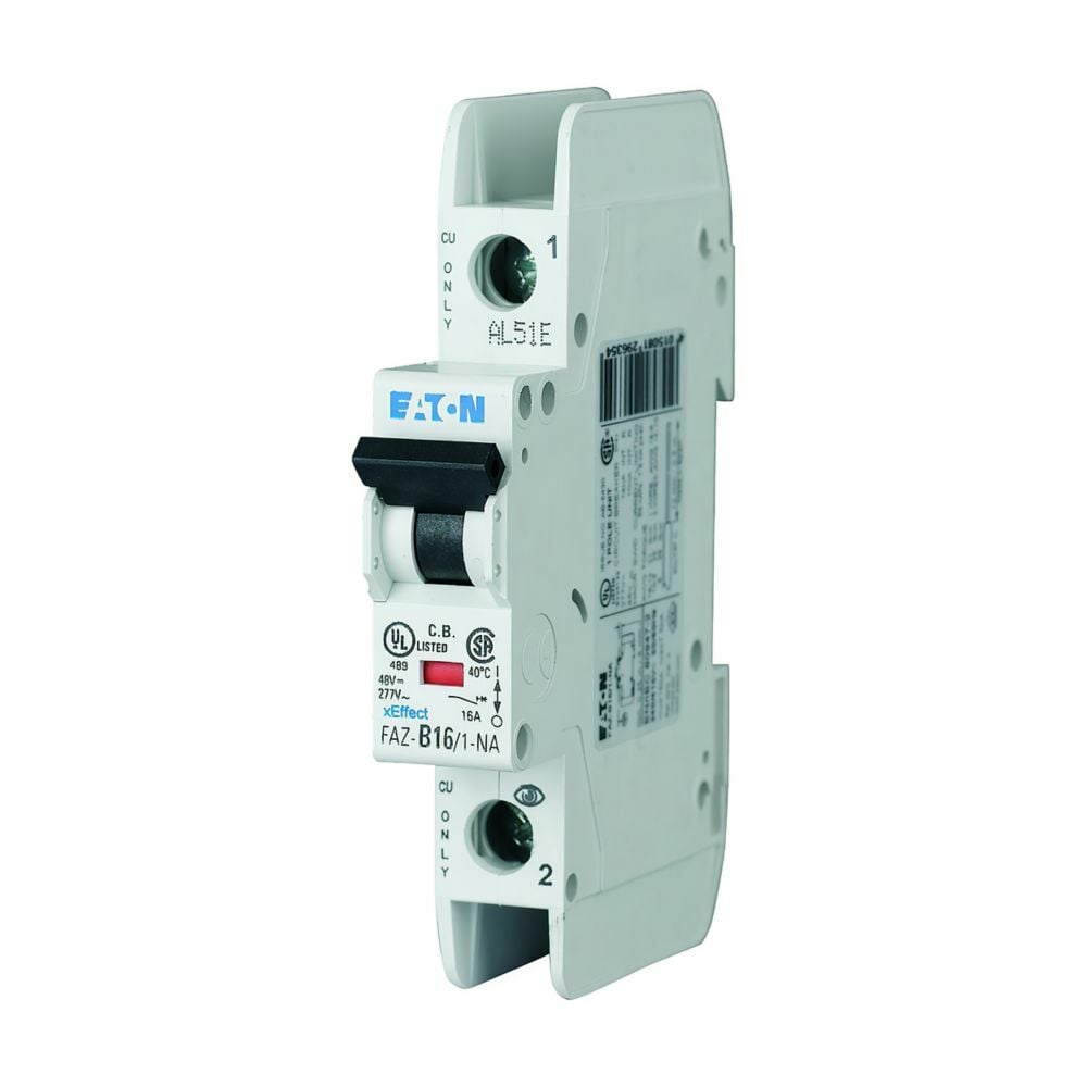 FAZ-B4/1-NA-SP Miniature Circuit Breaker, 4 Amp, 1 Pole, 277V