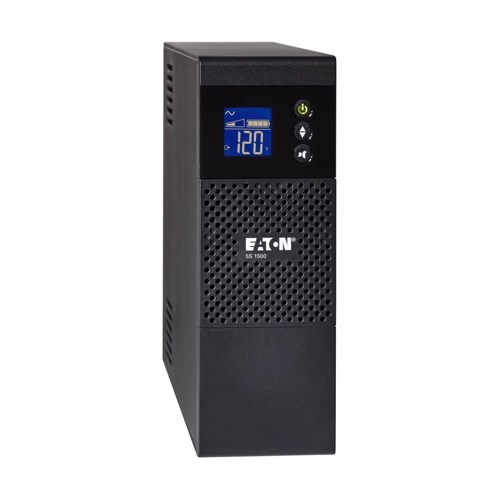 Eaton 5S UPS, 1500 VA, 900 W, 5-15P input, Outputs: (10) 5-15R