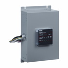Eaton SPD series surge protection device, 120 kAIC, 120/208V wye (4W+G), Standard feature package and surge counter, NEMA 1 flush enclosure, External side mount, 150 L-N, 150 L-G, 150 N-G, 300 L-L operating voltage