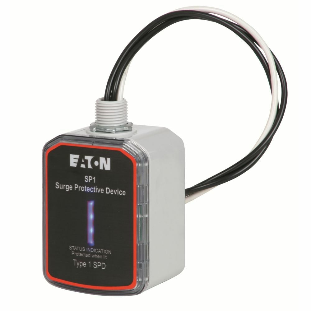 Eaton Surge Protection Device, SP1 series, 50 kAIC, 600 delta, 840 L-L, 840 L-G operating voltage, Three-phase