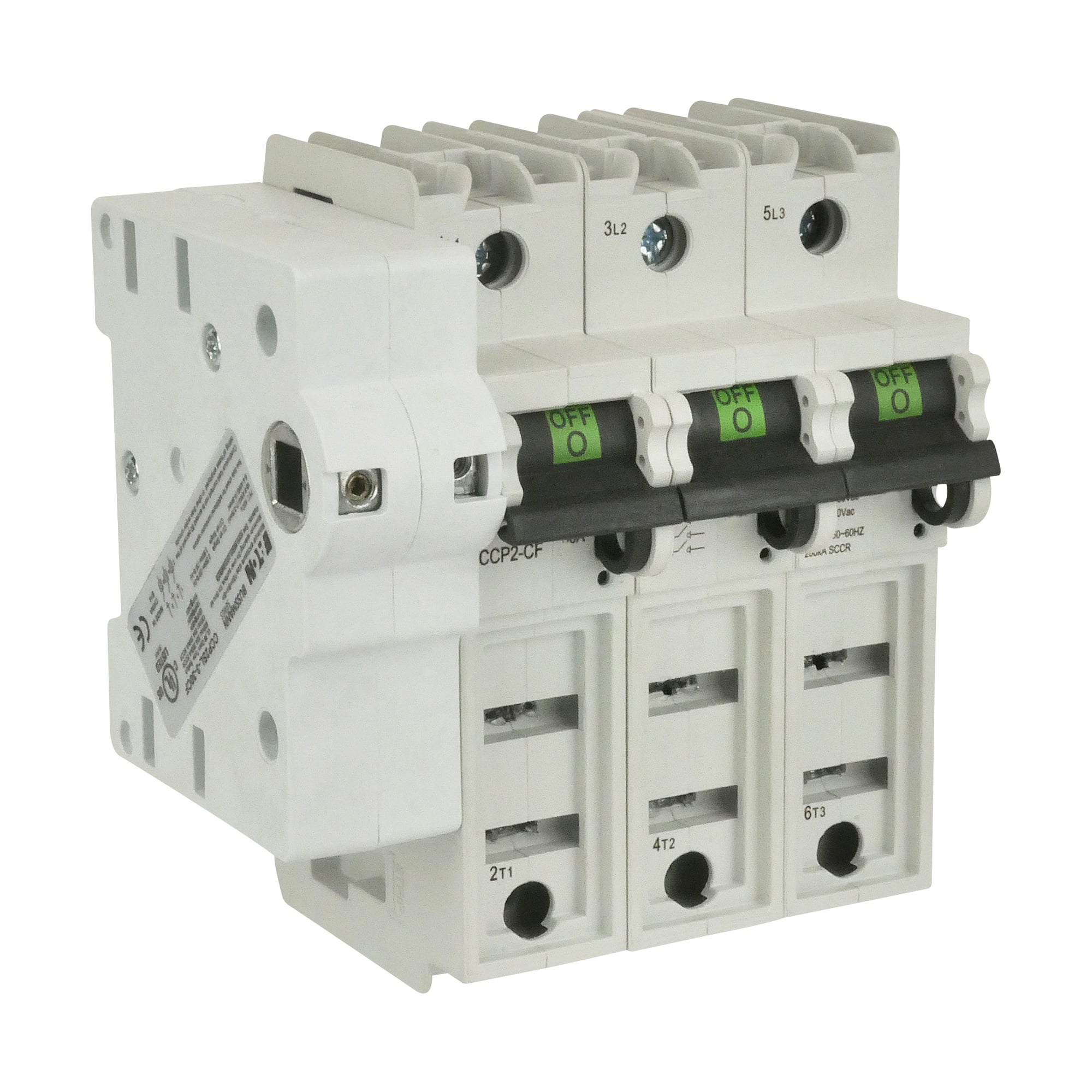 Eaton Bussmann series CCP UL98 fusible disconnect, 600 Vac, 125 Vdc, 100A, UL98 fusible disconnect, Two-pole, 60 Hz, CUBEFuse, 200 - CCP2SL-2-100CF