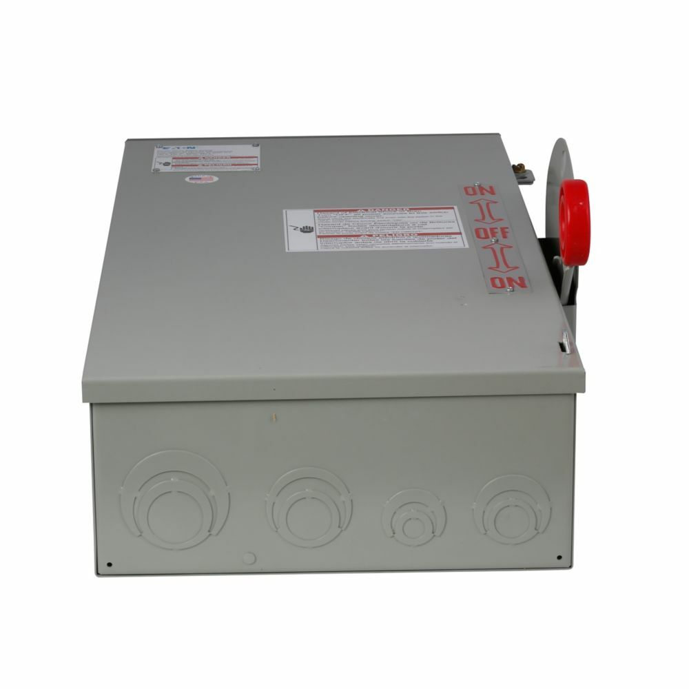 Eaton Heavy duty doublethrow nonfused safety switch, 100 A, NEM