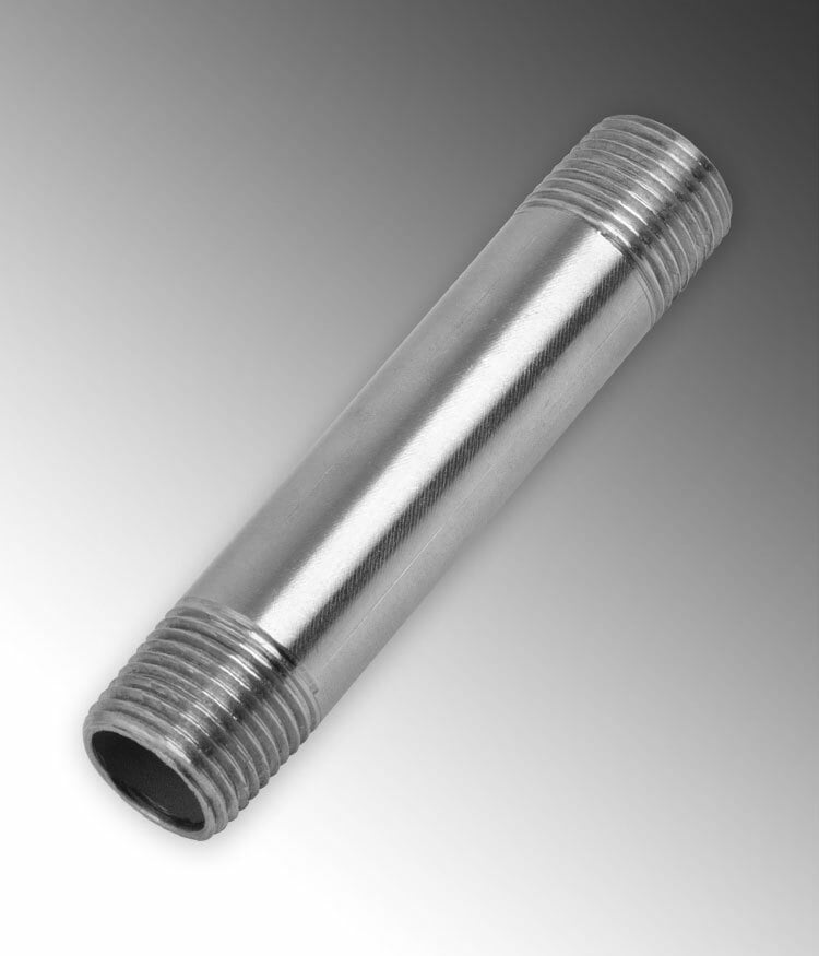 1/2" X Close Rigid Stainless Steel 316 Conduit Nipple