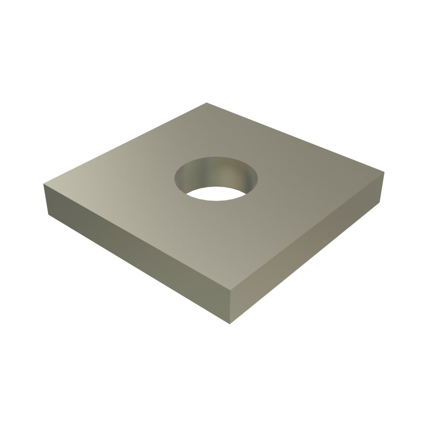 Stainless Steel 316 Square Washer 3/8"