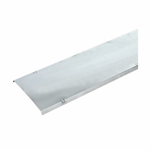 Eaton B-Line series Flextray cover, Pre-galvanized zinc, Steel, Easy bend-over tabs secure cover to trays, 6"X 118"flextray covers