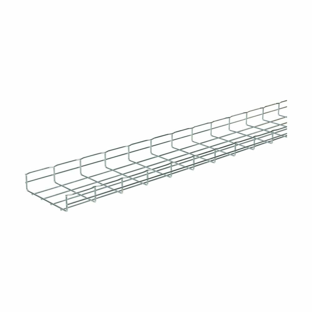 Flextray 2" deep straight section, Black powder coat finish, Steel, 8.2" actual area inside tray, 2"deep flex tray