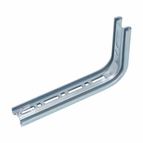 Eaton B-Line series Flextray bracket, Steel, Hot-diped galvanized, 8"L bracket