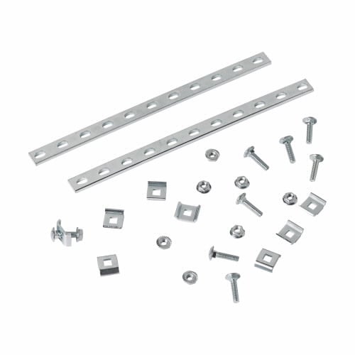 Eaton B-Line series Flextray splice and splice kit, Splice bar and attachment included, Electro plated zinc, Steel, Splice bar kit