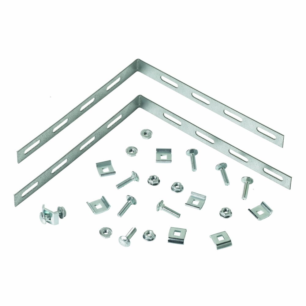 Eaton B-Line series Flextray accessory kit, Steel, Electro-galvanized, 90 degree kit