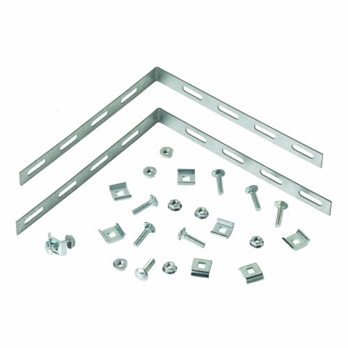 Eaton B-Line series Flextray accessory kit, Steel, Black powdercoat, 90 degree kit