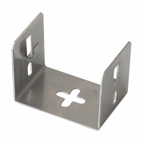 Eaton B-Line series Flextray bracket, Used with 1/4"hardware, Stainless steel, Steel