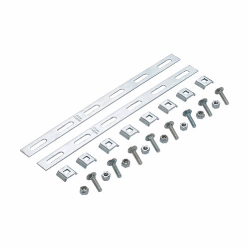 Eaton B-Line series Flextray splice and splice kit, 12"bar length, Steel, Zinc, Long splice bar