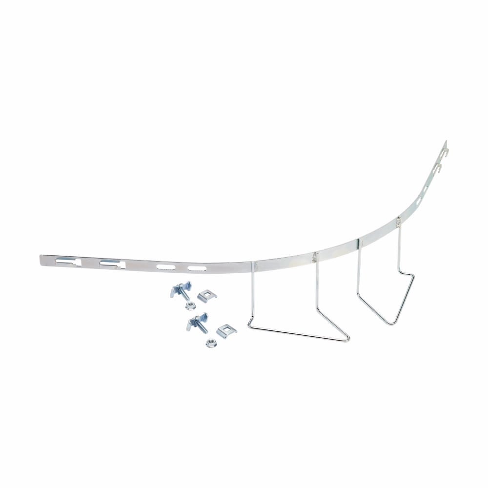 Eaton B-Line series Flextray accessory kit, Eliminates need for field fabrication, Steel, Electro-galvanized finish, CRS-12