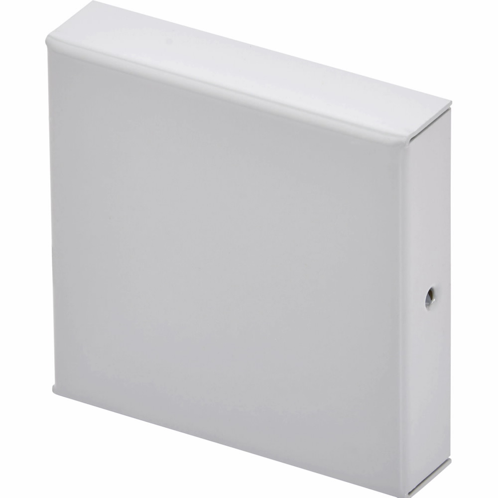 Eaton B-Line series wireway end, No knockout, Wireway end, NEMA 1, Steel, ANSI 61 gray painted, 12" X 12"