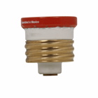 Eaton Bussmann series Type P plug fuse, plug fuse, time delay, spring loaded design, packaging quantity 5, 20 A, 125 Vac, 10 kAIC interrupt rating, threaded mount, duel element, plastic body, brass threads, spring-loaded design