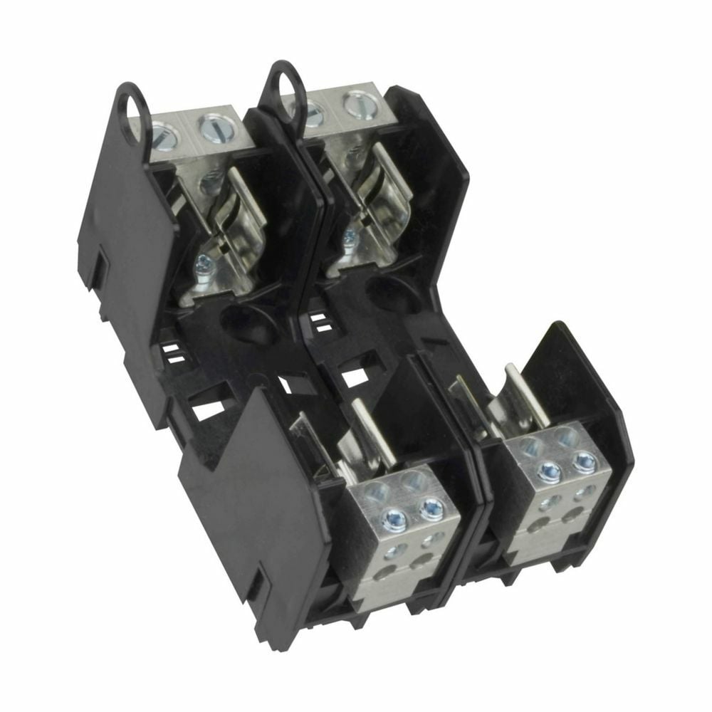 Eaton Bussmann Series RM power distribution fuse block, 250V, 60A, Box lug, Two-pole, 24