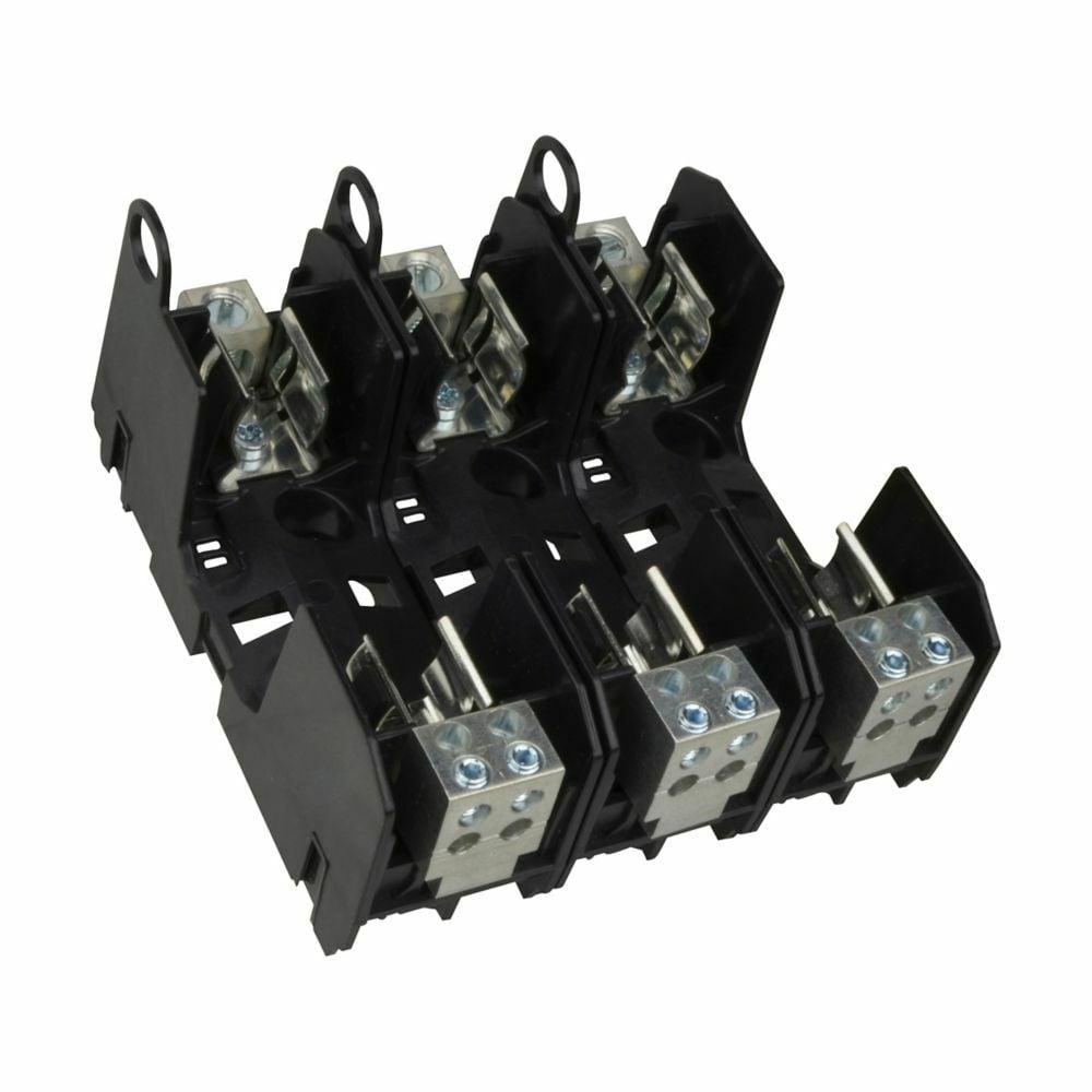 Eaton Bussmann Series RM power distribution fuse block, 250V, 60A, Box lug, Three-pole, 14
