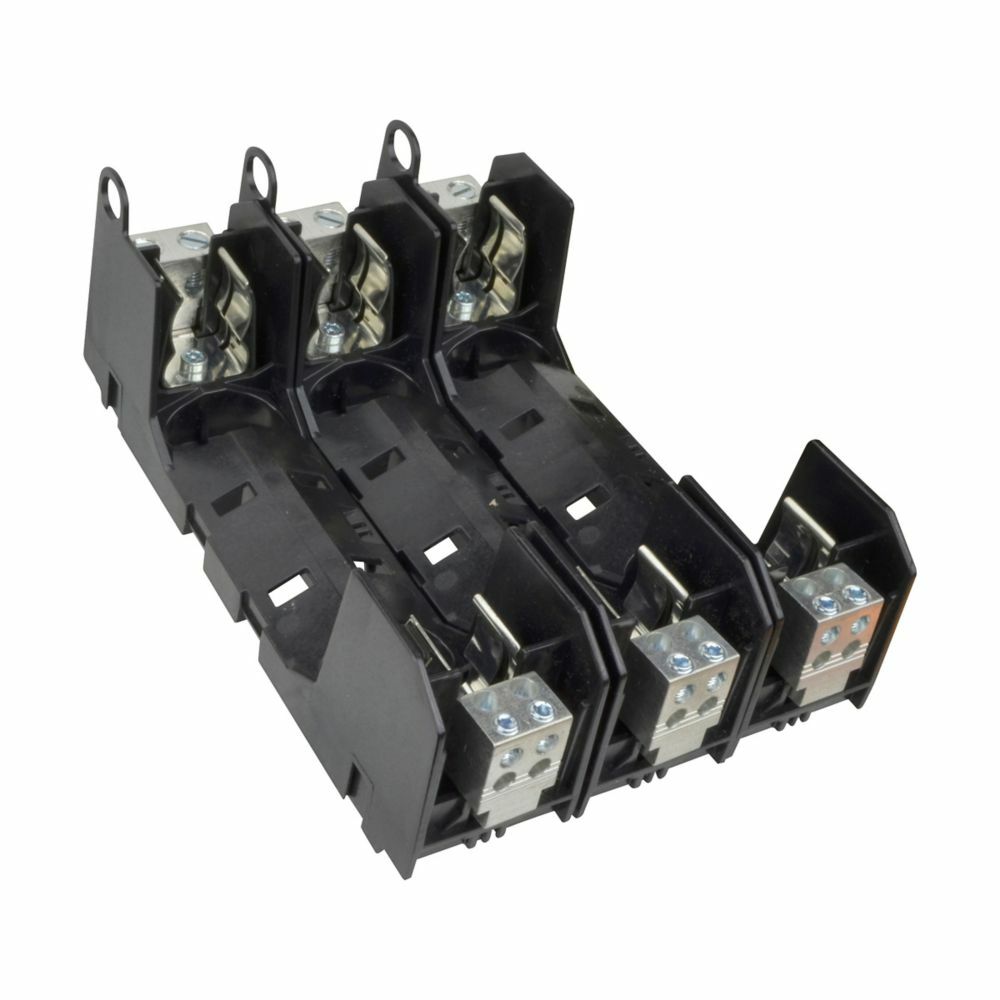 Eaton Bussmann series HM power distribution fuse block, 600V, 60A, Box lug, Three-pole, 24