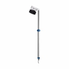 Eaton Crouse-Hinds series V-Spring telescoping light pole, Galvanized steel, Handrail stanchion mount, 25? angled top hat, Form 7 fitting, SnapPack gasket and cover