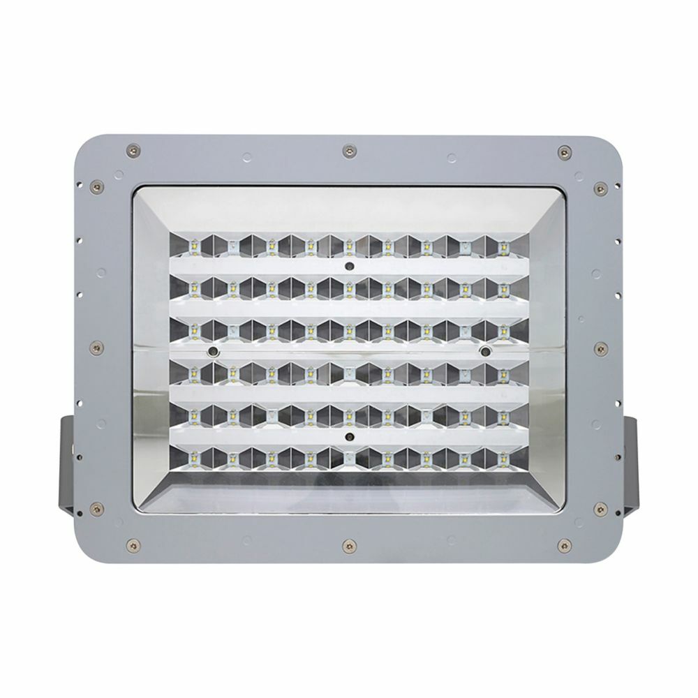 Eaton Crouse-Hinds series Champ FMVA LED floodlight, Cool white, Dimmable driver, 3/4" entry, 250W equivalent, Polycarbonate lens, 9000 lumens, 142 lm/W, Die cast aluminum, Yoke mount, 100-277 Vac, 108-250 Vdc, 69W, 7x6 optics
