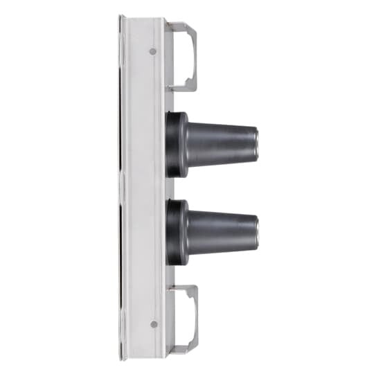 15/25kV 600 Series Deadbreak 2-Point Junction, Rubber Junction, Stainless Steel U-Straps and Back Plate.