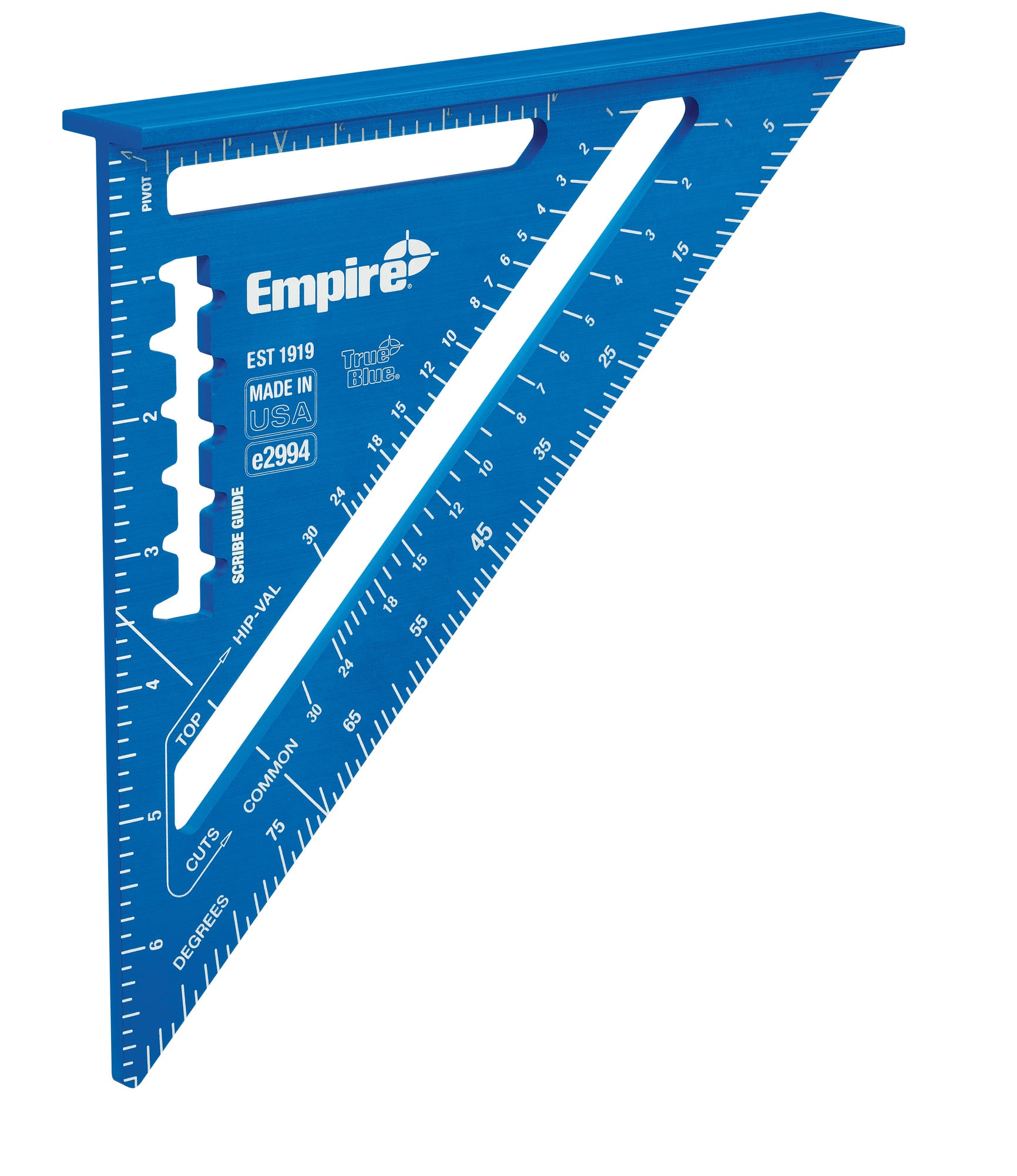 7 in. True Blue Laser Etched Rafter Square