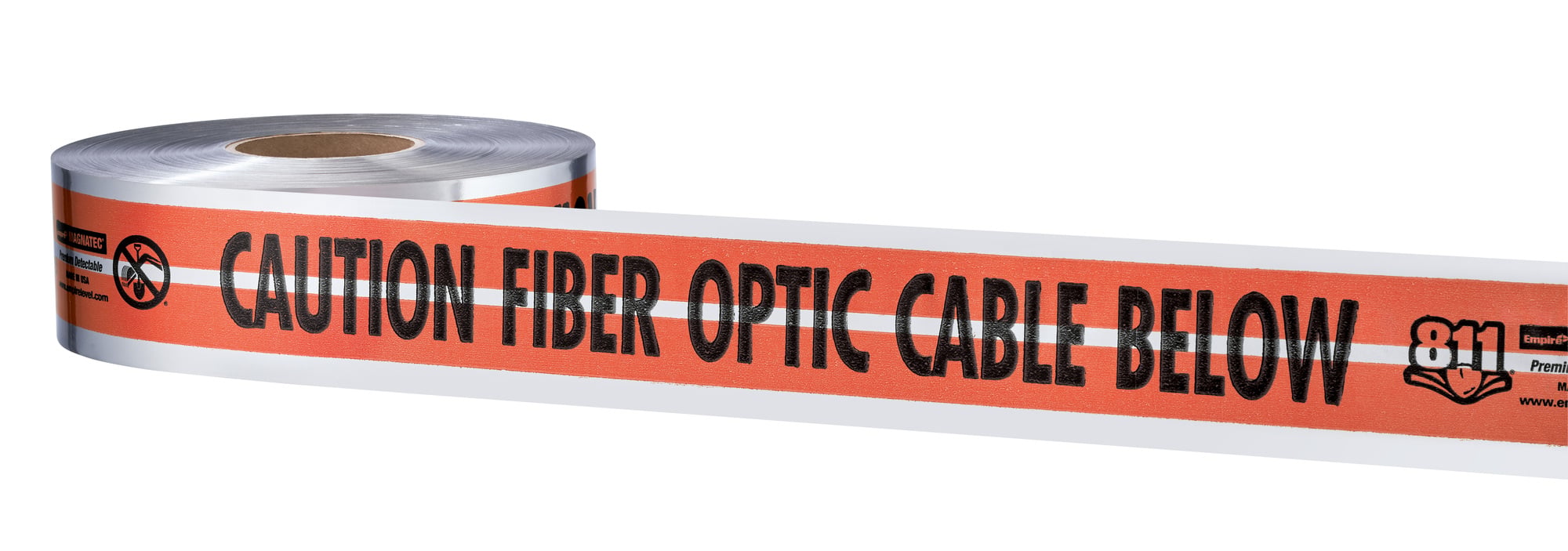 MAGNATEC Premium Detectable Tape-Fiber Optic Cable