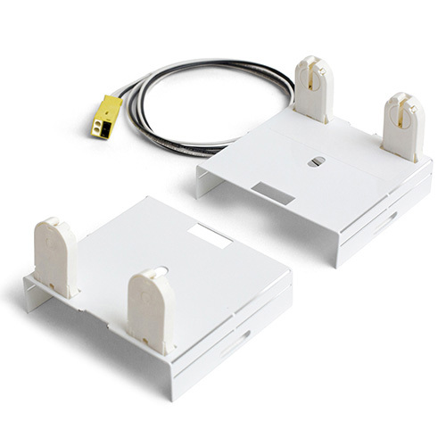 EPCO, 4-FT Fixture Bracket Kit - Pre-Wired: Uses two (2) T8 LED Tubes. Includes 4-FT Supply Line with Luminaire Disconnect and two (2) Dead-End Lamp Holders. For Fixture Housing 4.25" to 5.0 Wide.