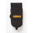 Rugged fabric holster that includes a built-in belt loop for securing your tool, and a flap for holding your test leads.
