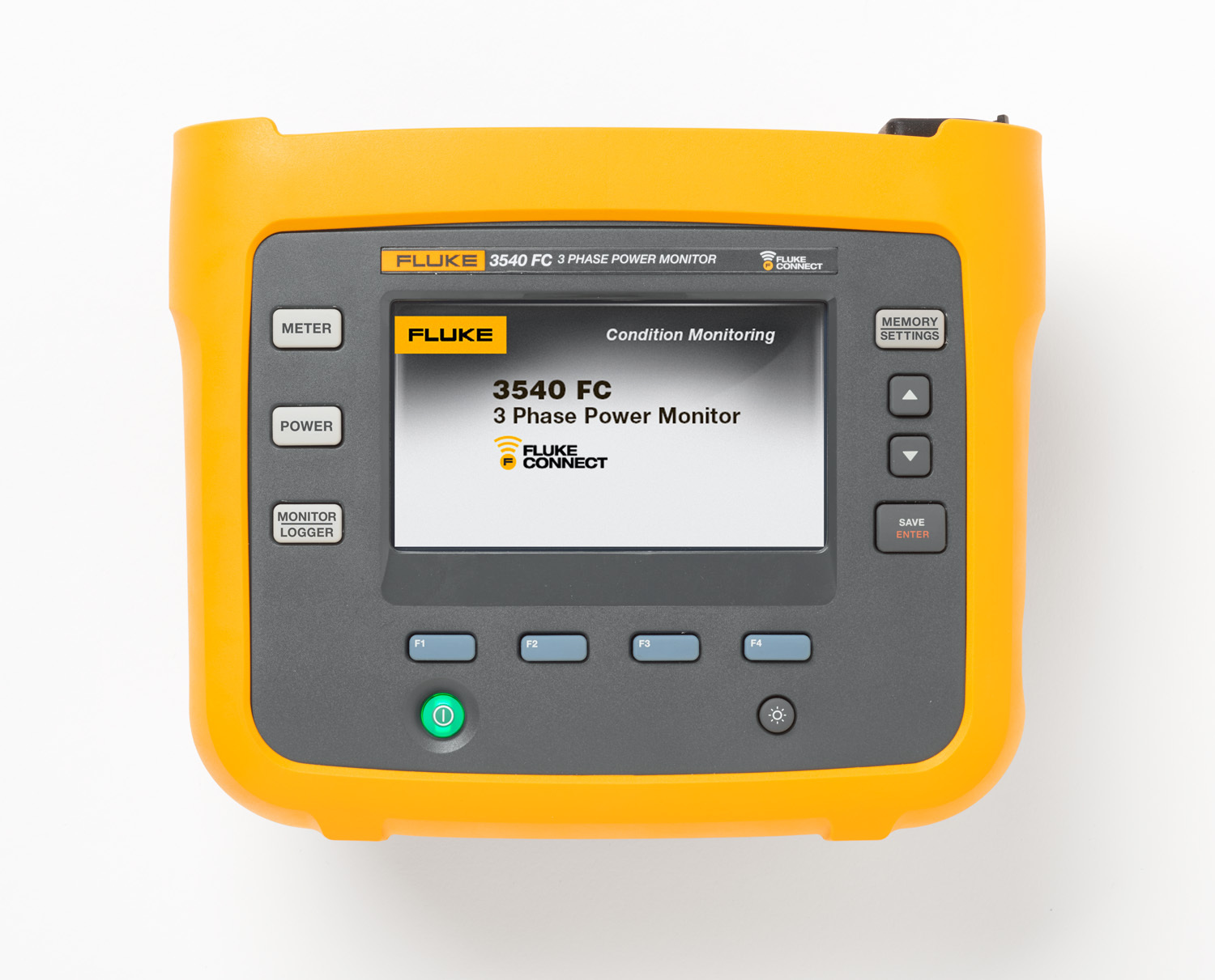 3540 FC Three-Phase Power Monitor and Condition Monitoring Kit is a combination of the 3540 FC Three-Phase Power Monitor and Fluke Connect Condition Monitoring software. The 3540 FC Three-Phase Power Monitor is a compact device used to monitor key electrical parameters for three-phase machinery and seamlessly streams data to the Fluke Connect Cloud. Once in the cloud, the software allows maintenance teams to remotely view data anytime, anywhere.