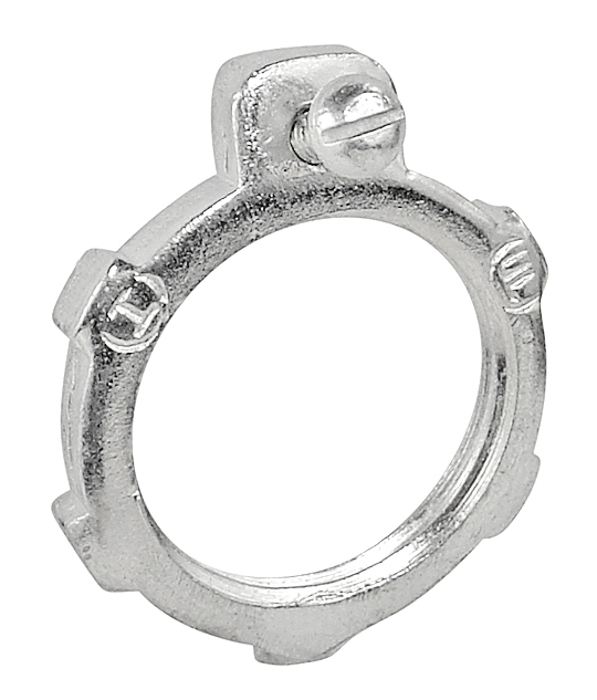 6 in. Rigid Grounding Locknut, Steel