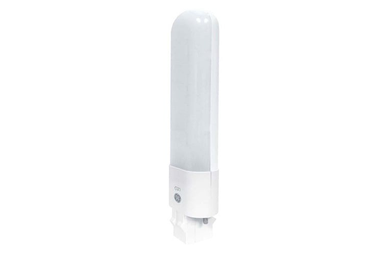 GE LED Lamps, 5 WTT, 560 LM, 4000 K, 112 CRI, Non-Dimmable, GX23 Base, 6.7 IN Length, 50000 HR Average Life